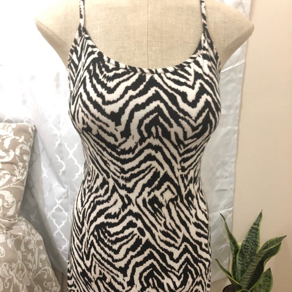 Animal print midi summer spring dress - Picture 4 of 7